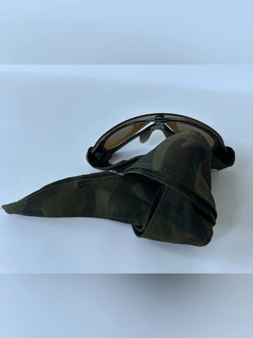 Marc Ecko Black Shield Camo Bandana Sunglasses